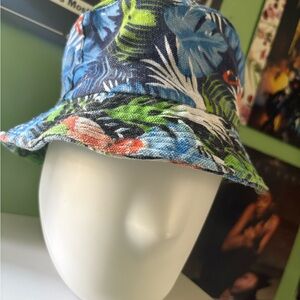 Tropical Print Kids Bucket Hat
